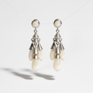 Ivory Cascade Drop Earrings
