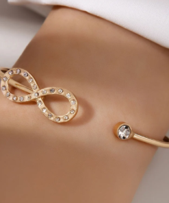 Slim Swiss Golden Diamond Bracelet